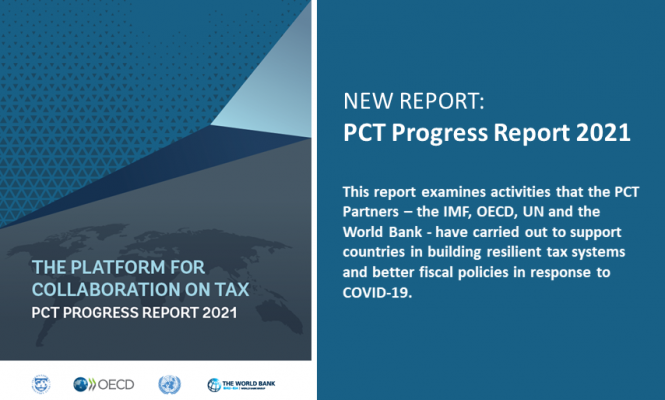 The cover of the pct progress report 2021