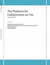 SECOND REVISION concept note platform for collaboration on tax