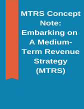cover page of the medium term revenue strategy (mtrs) concept note