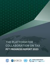 The cover page of the Platform for Collaboration on Text Progress Report 2023